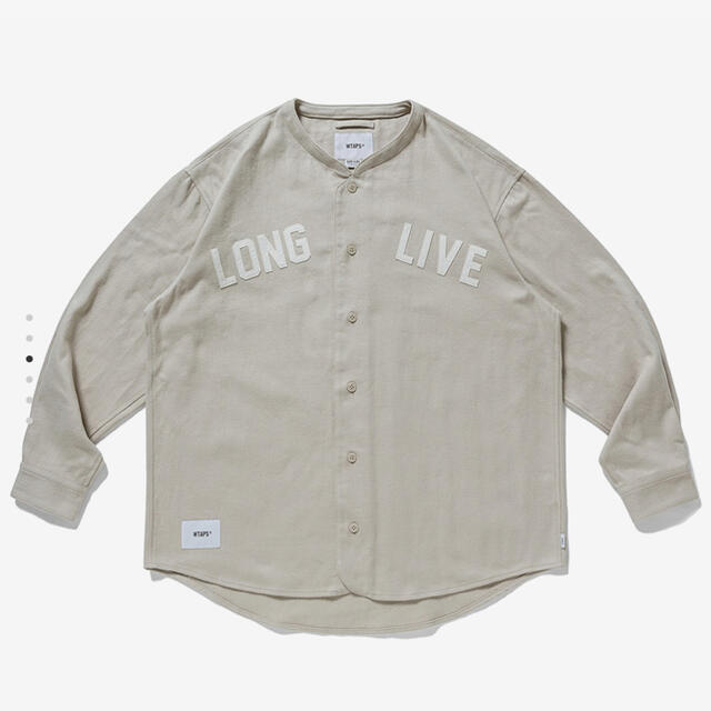 2枚セットwtaps league shirt グレー・ホワイト XL