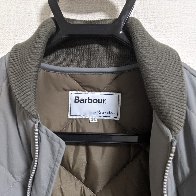 steven alan - Barbour × Steven Alan QUILT JACKET グレーの steven alan - Barbour × Steven Alan QUILT JACKET グレーの
