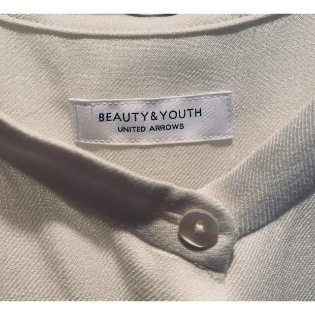 BEAUTY&YOUTH UNITED ARROWS(ビューティアンドユースユナイテッドアローズ)のBEAUTY＆YOUTH UNITED ARROWS バンドカラーシャツ レディースのトップス(シャツ/ブラウス(長袖/七分))の商品写真