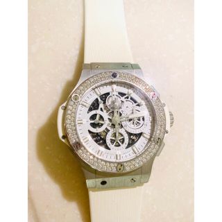 ウブロ(HUBLOT)のHUBLOT オールホワイト　ダイヤモンド(腕時計(アナログ))