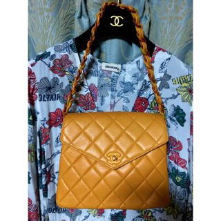 CHANEL ヴィンテージシャネル バッグ 鼈甲ショルダー