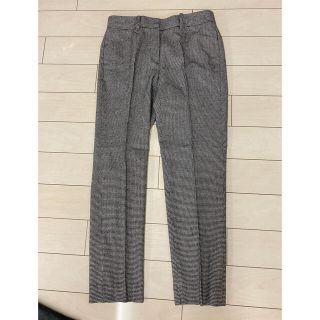 セオリーリュクス(Theory luxe)のtheory luxs✨美品❣️千鳥格子クロップドパンツ３６サイズ(クロップドパンツ)