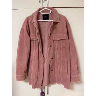 ザラ(ZARA)のzara コーデュロイジャケット　ピンク(テーラードジャケット)