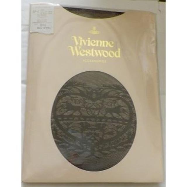 Vivienne Westwood(ヴィヴィアンウエストウッド)のヴィヴィアンストッキング　アンティークハート　カシューブラウン レディースのレッグウェア(タイツ/ストッキング)の商品写真