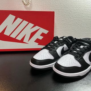 ナイキ(NIKE)のNIKE WMNS DUNK LOW BLACK/WHITE ナイキ　パンダ(スニーカー)