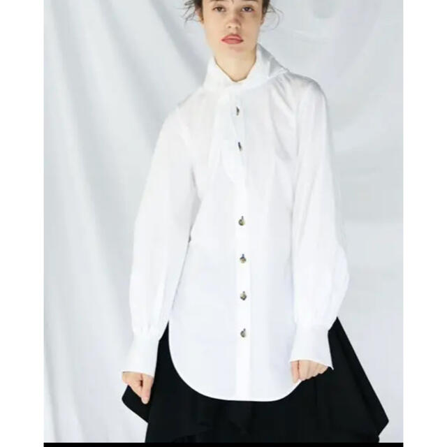 ENFOLD(エンフォルド)のENFOLD スカーフ付きシャツ レディースのトップス(シャツ/ブラウス(長袖/七分))の商品写真