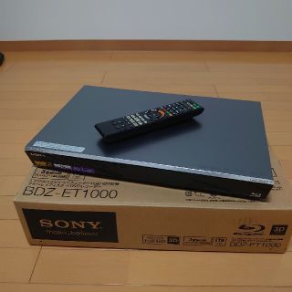 ソニー(SONY)のSONY ソニー 3番組同時録画 1TB BDZ-ET1000(ブルーレイレコーダー)