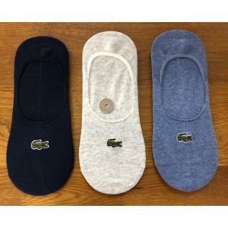 ラコステ(LACOSTE)の新品ラコステ LACOSTE メンズ靴下 ネイビーソックス 3足セット518(ソックス)