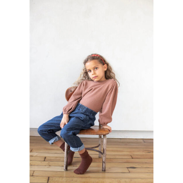 Caramel baby&child (キャラメルベビー&チャイルド)のsoor ploom 2020aw Retro Jean デニム キッズ/ベビー/マタニティのキッズ服女の子用(90cm~)(パンツ/スパッツ)の商品写真