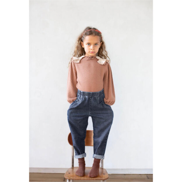 Caramel baby&child (キャラメルベビー&チャイルド)のsoor ploom 2020aw Retro Jean デニム キッズ/ベビー/マタニティのキッズ服女の子用(90cm~)(パンツ/スパッツ)の商品写真