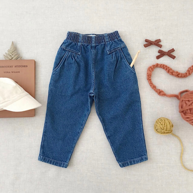 Caramel baby&child (キャラメルベビー&チャイルド)のsoor ploom 2020aw Retro Jean デニム キッズ/ベビー/マタニティのキッズ服女の子用(90cm~)(パンツ/スパッツ)の商品写真