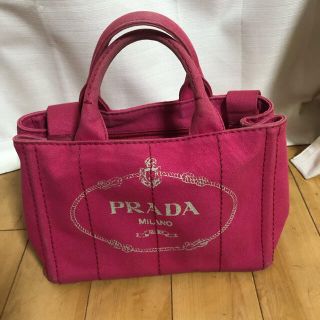 PRADA カナパ フューシャピンク ♡ʕ•ᴥ•ʔ♡ミニトート-