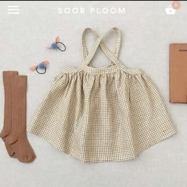 Caramel baby&child (キャラメルベビー&チャイルド)のnaa.様専用♡SOOR PLOOM eloise pinafore 4Y キッズ/ベビー/マタニティのキッズ服女の子用(90cm~)(スカート)の商品写真