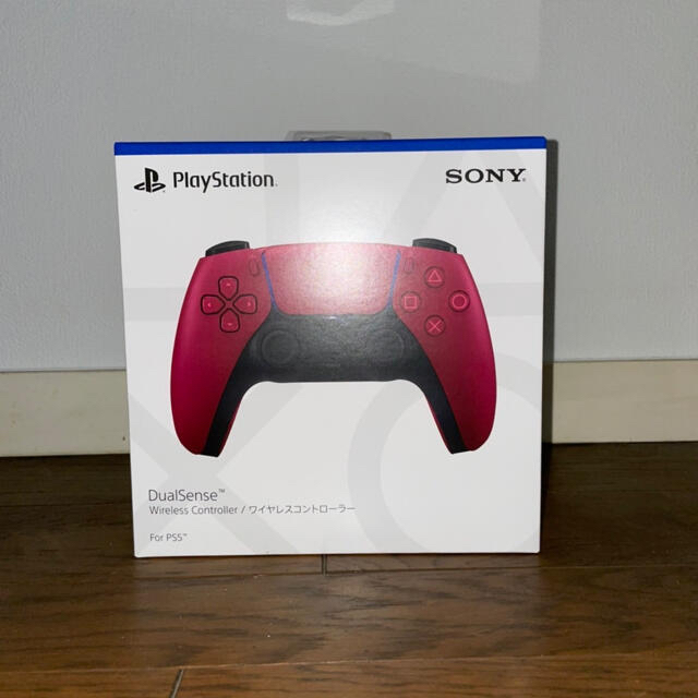 PlayStation(プレイステーション)のps5 コントローラー コズミックレッド 新品 未使用 未開封 エンタメ/ホビーのゲームソフト/ゲーム機本体(その他)の商品写真