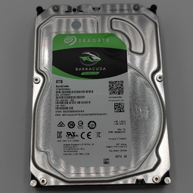 未使用品3.５インチHDD 8TB 二個セット