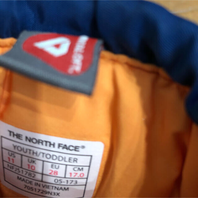 THE NORTH FACE(ザノースフェイス)のノースフェイス　スノーブーツ　キッズ17cm キッズ/ベビー/マタニティのキッズ靴/シューズ(15cm~)(ブーツ)の商品写真