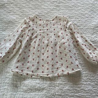 ザラキッズ(ZARA KIDS)のZARAbaby 花柄ブラウス(ブラウス)