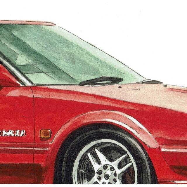 NC-929 MR2 1.6/2.0GT-S限定版画直筆サイン額装●作家平右ヱ門