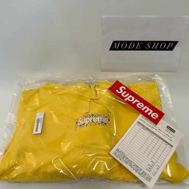 19AW Supreme Bandana Box Logo Hooded