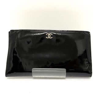 シャネル(CHANEL)のCHANEL(シャネル) 長財布 - 黒 ココマーク(財布)