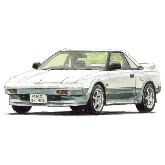 NC-927トヨタMR2 1600限定版画サイン額装作家平右ヱ門 エンタメ/ホビーの美術品/アンティーク(版画)の商品写真