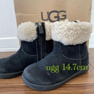 アグ(UGG)のugg アグ　キッズ　ブーツ　ムートン　14.7㌢(ブーツ)