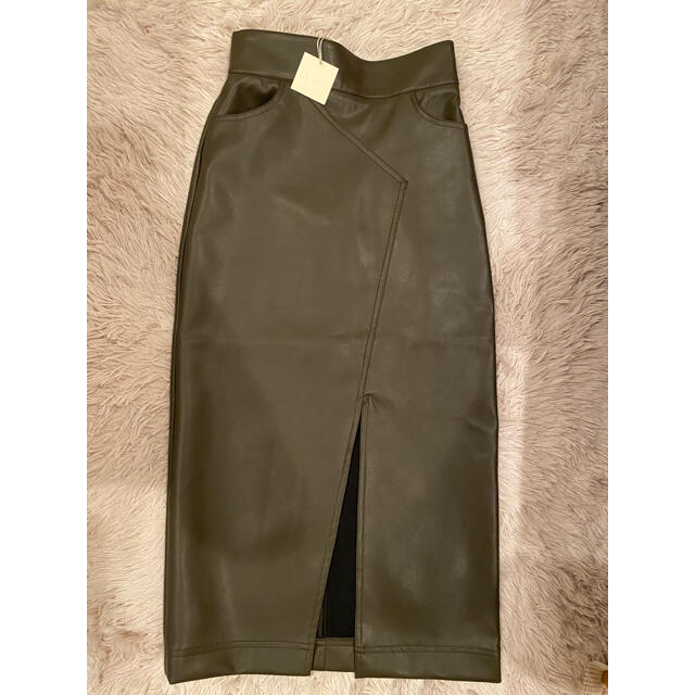 新品♡L’or ロル　かじまり Eco-leather Pencil Skirt