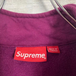 Supreme - 【即完売モデル】シュプリーム ハーフジップ 刺繍センター