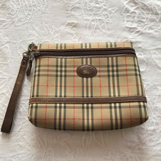 バーバリー(BURBERRY)のバーバリー　ノバチェックポーチ(クラッチバッグ)