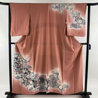 訪問着 美品 優品 158cm 63cm 正絹 【中古】(着物)