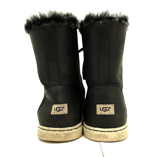UGG(アグ)のアグ ショートブーツ 24 レディース 黒 レディースの靴/シューズ(ブーツ)の商品写真