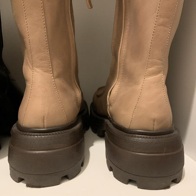 【美品】Sサイズ　ameri  SHARK SOLE SQUARE BOOTS 4