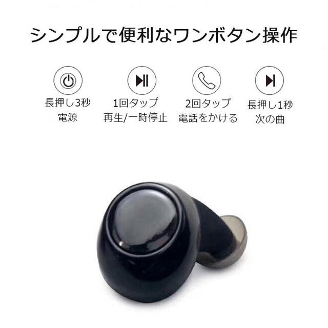 ワイヤレスイヤホン　Bluetooth 2
