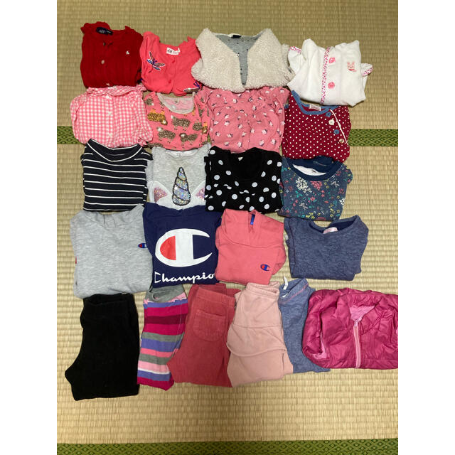 Champion(チャンピオン)の90cm-95cm 女の子　まとめ売り　22点 キッズ/ベビー/マタニティのキッズ服女の子用(90cm~)(Tシャツ/カットソー)の商品写真