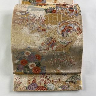 袋帯 美品 秀品 六通 正絹 【中古】(帯)