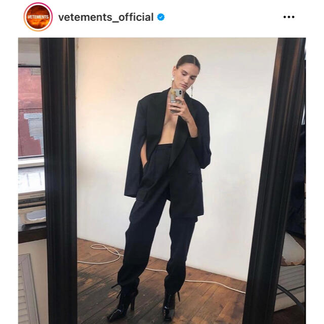 vetements 2019aw コレクション ジャケット テーラード