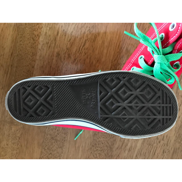 CONVERSE(コンバース)のスニーカー　コンバース　赤　21センチ キッズ/ベビー/マタニティのキッズ靴/シューズ(15cm~)(スニーカー)の商品写真