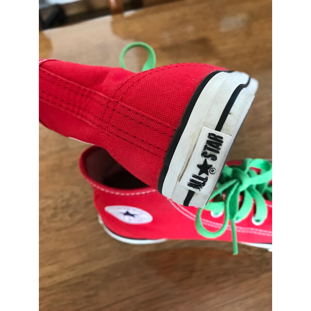 CONVERSE(コンバース)のスニーカー　コンバース　赤　21センチ キッズ/ベビー/マタニティのキッズ靴/シューズ(15cm~)(スニーカー)の商品写真