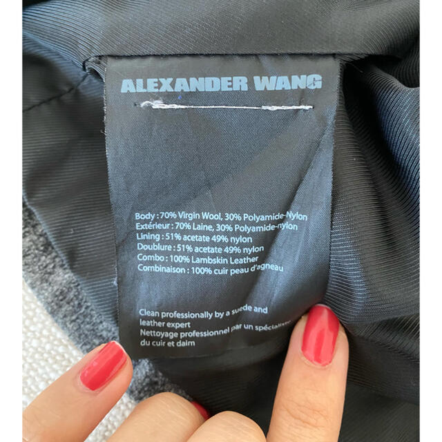 美品】Alexander wang ジャケット 黒 羊革 M culto.pro