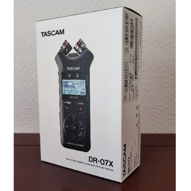 箱・付属品完備/保証有り】TASCAM DR-07Xの通販 by tomo's shop|ラクマ