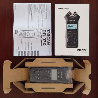 箱・付属品完備/保証有り】TASCAM DR-07Xの通販 by tomo's shop｜ラクマ