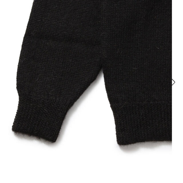 COMOLI(コモリ)のCOMOLI コモリ ブラックアルパカ クルーネックニット　２１ＦW 新品未使用 メンズのトップス(ニット/セーター)の商品写真
