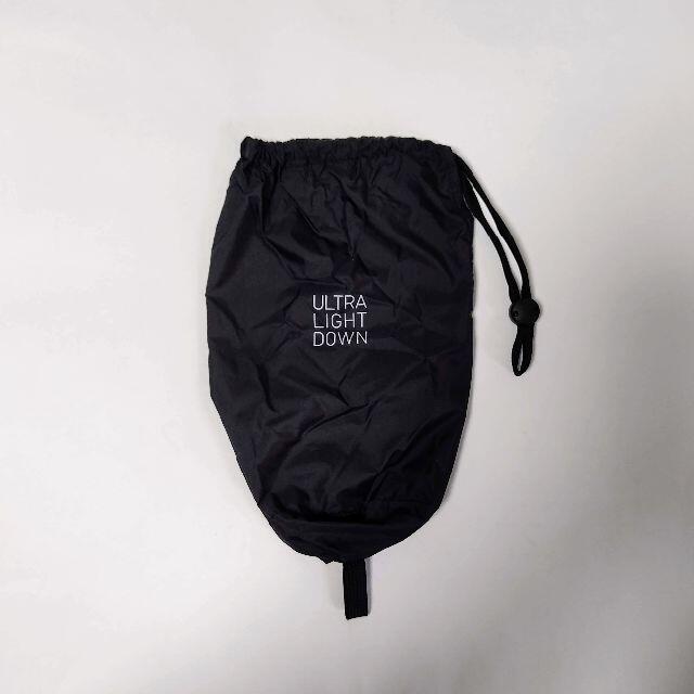 UNIQLO(ユニクロ)のUNIQLO ユニクロ ウルトラライトダウン ベスト ブラック XL ポーチ付き メンズのジャケット/アウター(ダウンベスト)の商品写真