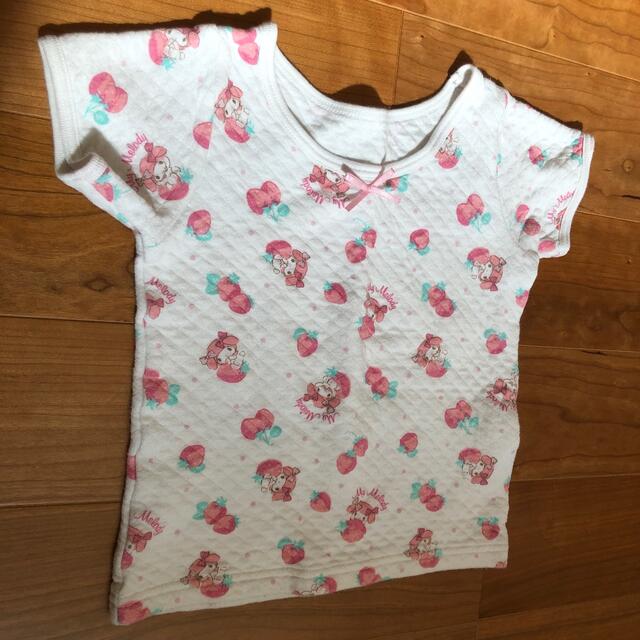 サンリオ(サンリオ)のマイメロディ　半袖肌着(2枚) キッズ/ベビー/マタニティのキッズ服女の子用(90cm~)(下着)の商品写真