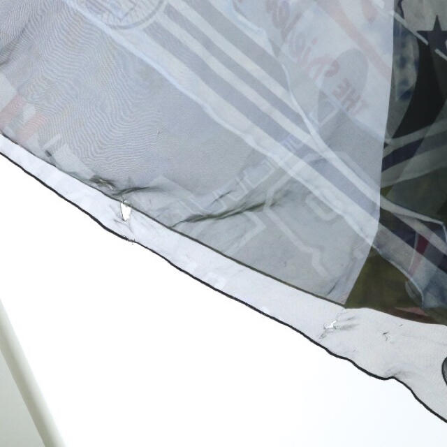 DIESEL(ディーゼル)のディーゼル 総柄 シアー フレアスカート XS ブラック系 DIESEL レディースのスカート(ひざ丈スカート)の商品写真