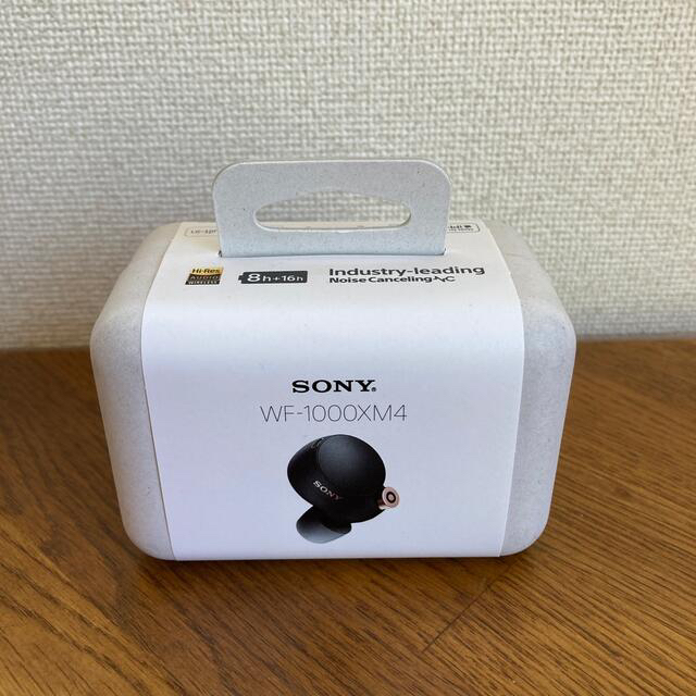 新品未使用☆SONY フルワイヤレスイヤホン WF-1000XM4 ブラック