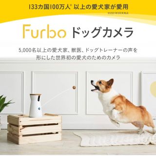 フルボ(Furbo)の《 新品・未開封 》Furbo ファーボ ドッグカメラ ペットカメラ 犬用カメラ(犬)