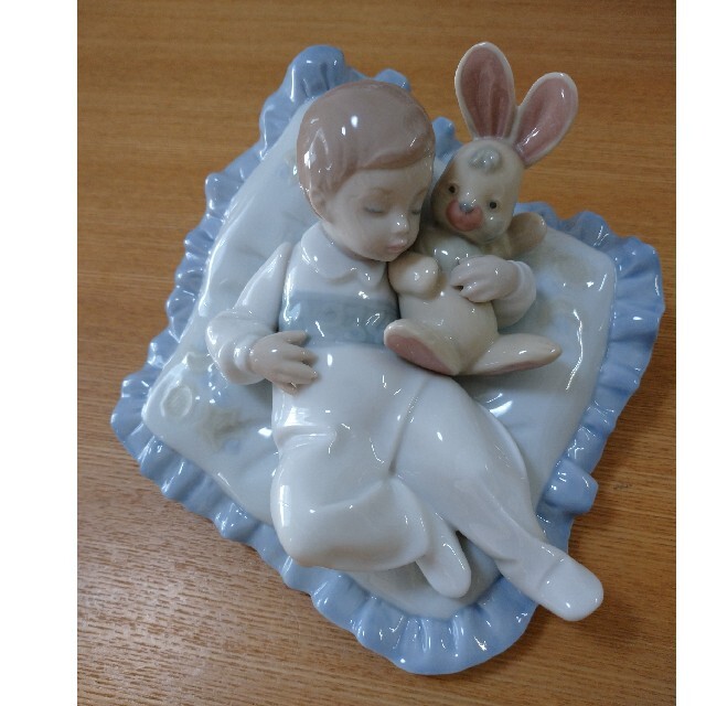 お値下げ リヤドロ LLADRO No.6791「おやすみ、うさちゃん」 お値下げ リヤドロ LLADRO No.6791「おやすみ、うさちゃん」