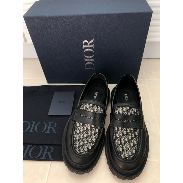 美品　DIOR ディオール  ローファー　オブリーク