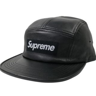 シュプリーム(Supreme)のシュプリーム 16AW Leather Camp Cap  レザーキャップ　(キャップ)